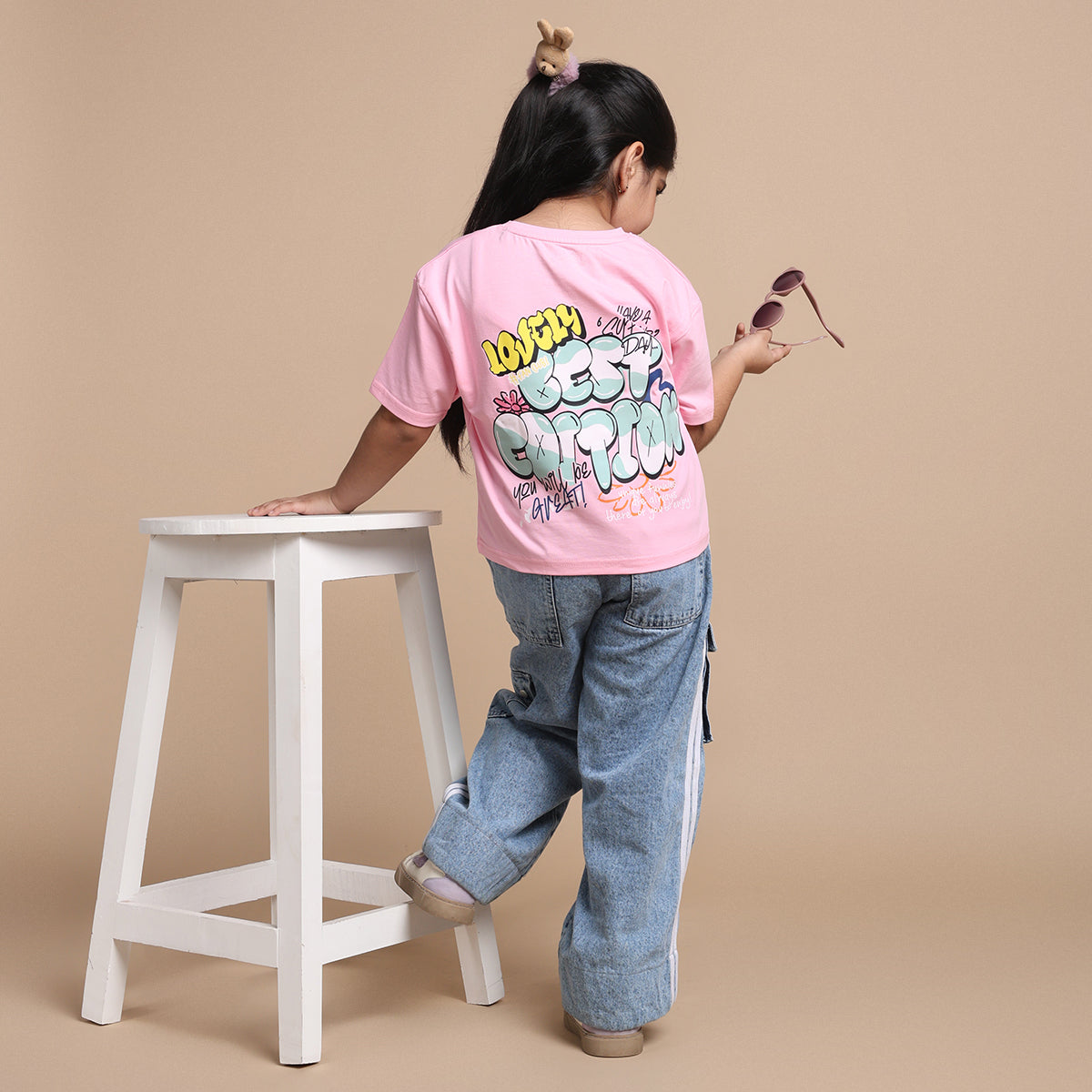 YB-11 GIRL'S CROP TOP