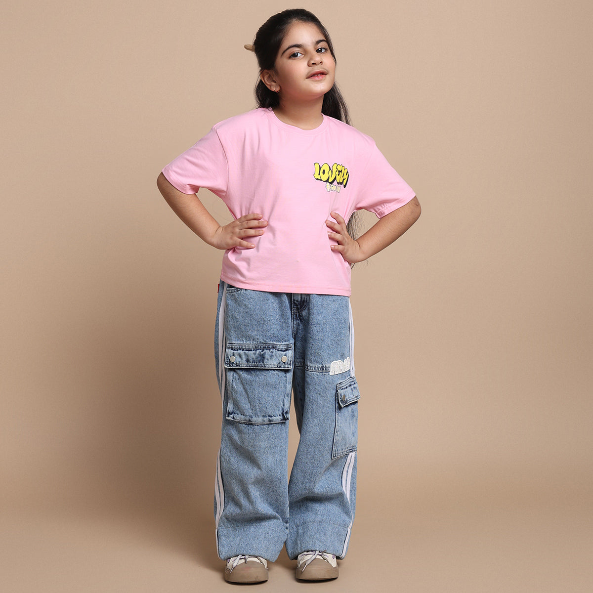 YB-11 GIRL'S CROP TOP