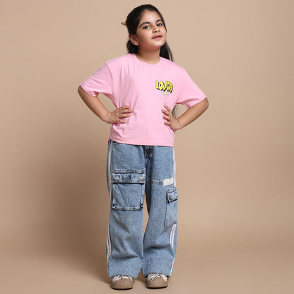 YB-11 GIRL'S CROP TOP