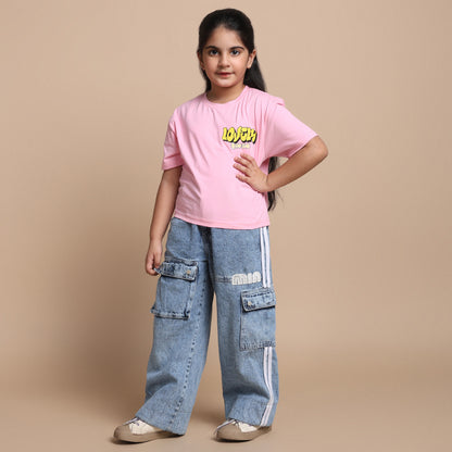 YB-11 GIRL'S CROP TOP