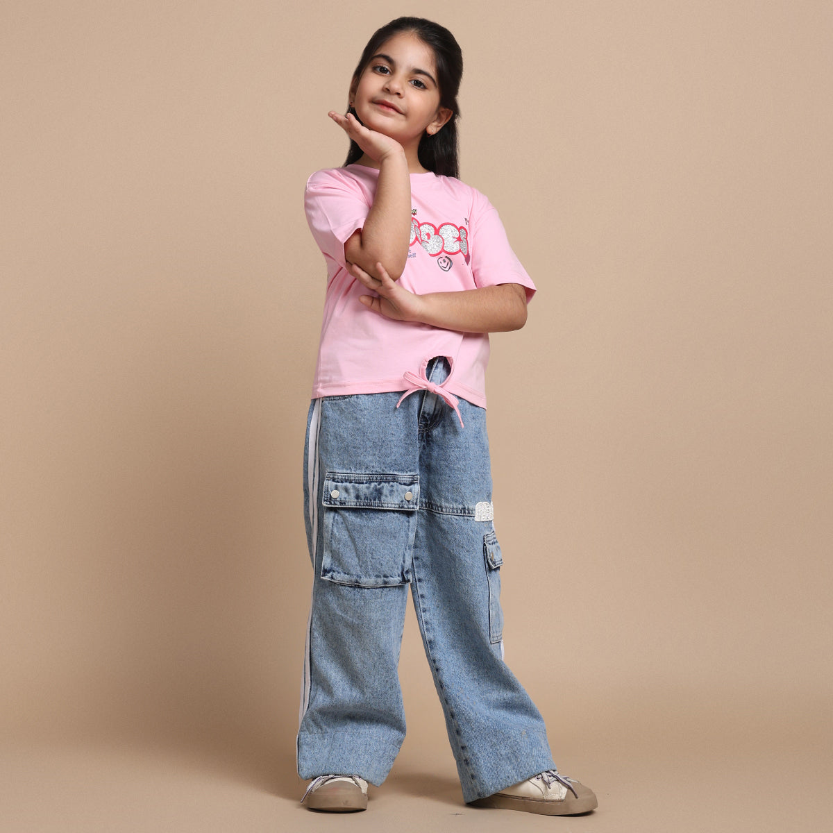YB-18 GIRL'S CROP TOP