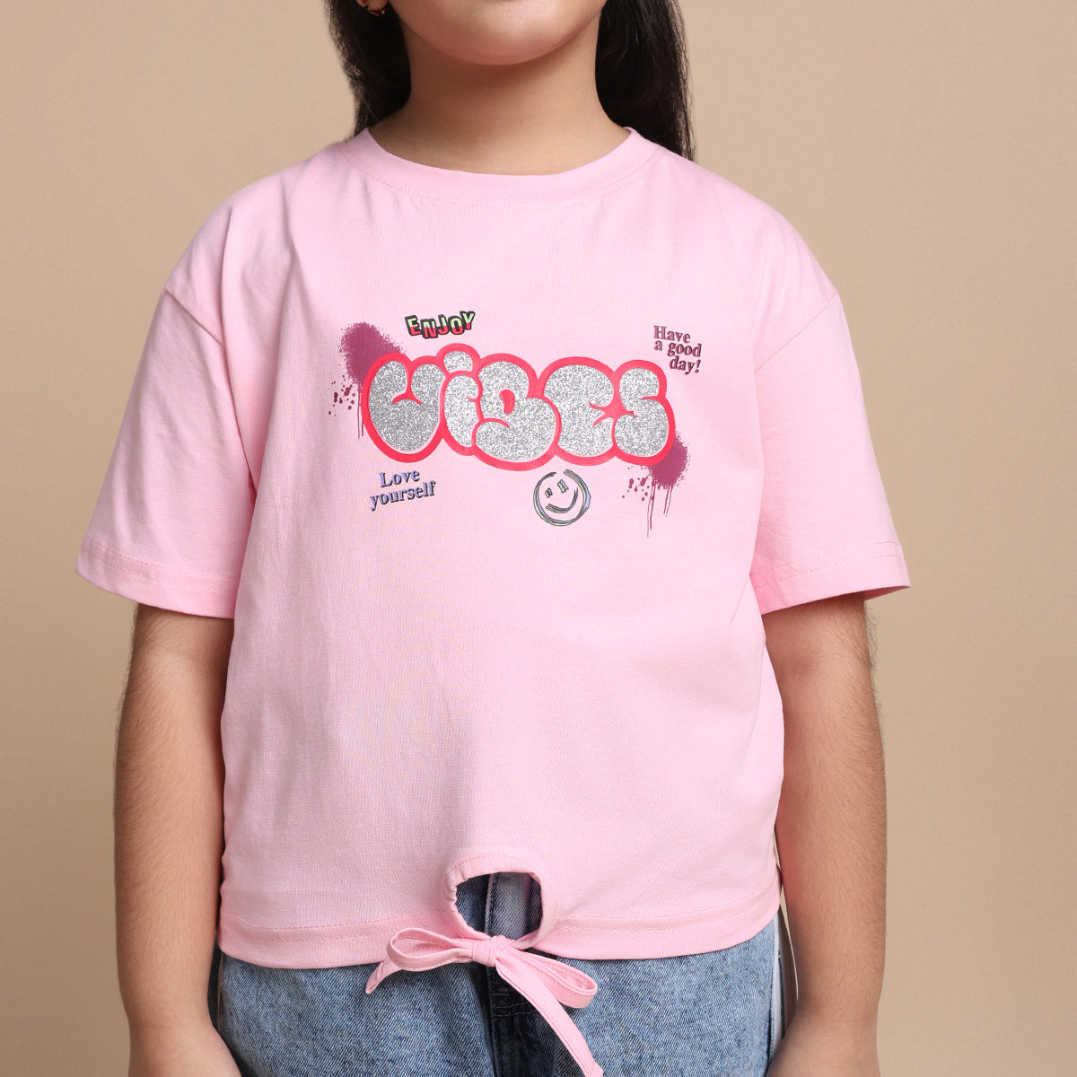 YB-18 GIRL'S CROP TOP