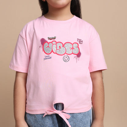 YB-18 GIRL'S CROP TOP