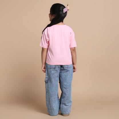 YB-18 GIRL'S CROP TOP