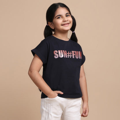 YB-17 GIRL'S CROP TOP