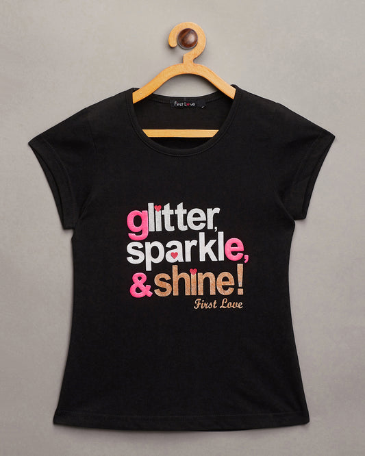 GLITTER  - KID'S TOP