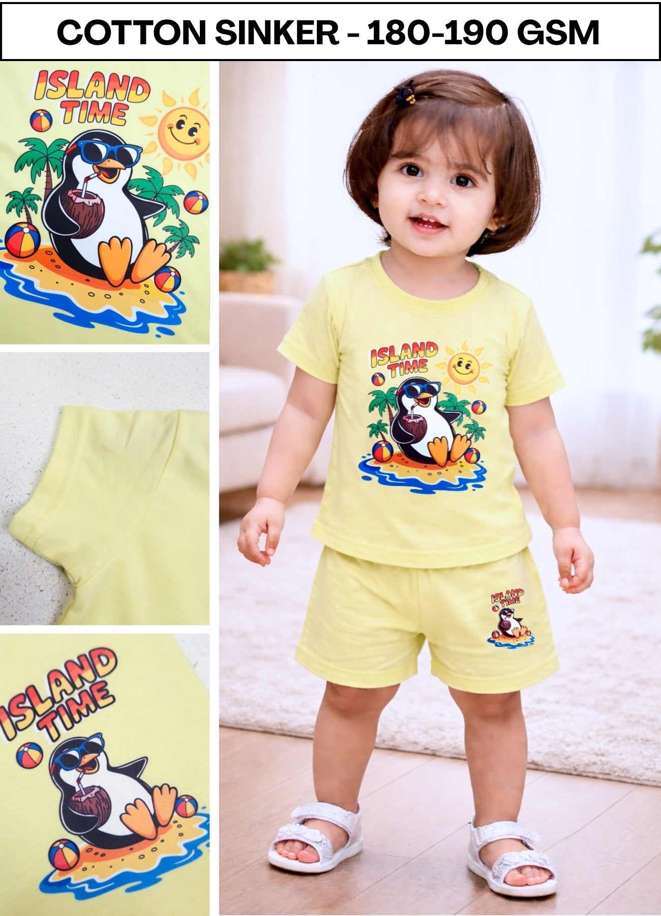 YB - 1484 - Lemon 100% Cotton